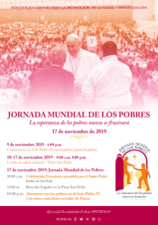 Rueda de prensa - III JORNADA MUNDIAL DE LOS POBRES